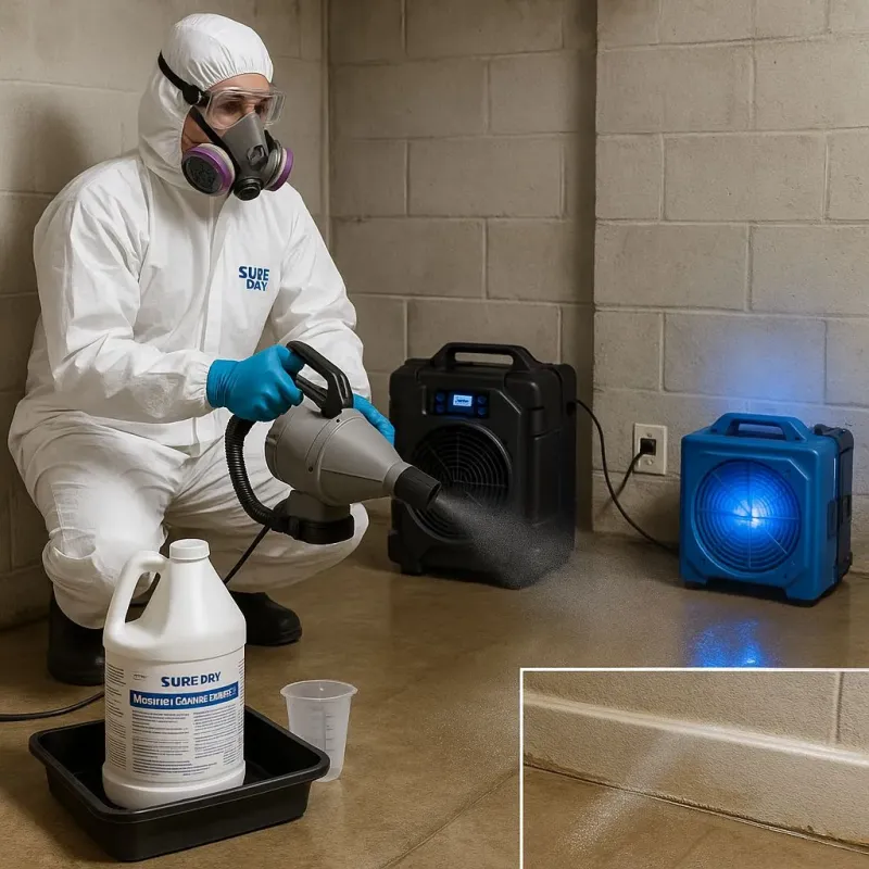 Sanitization and Odor Removal process in Covington, IN