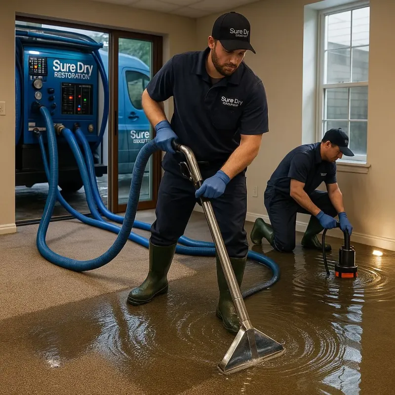 Water Extraction and Removal process in Covington, IN